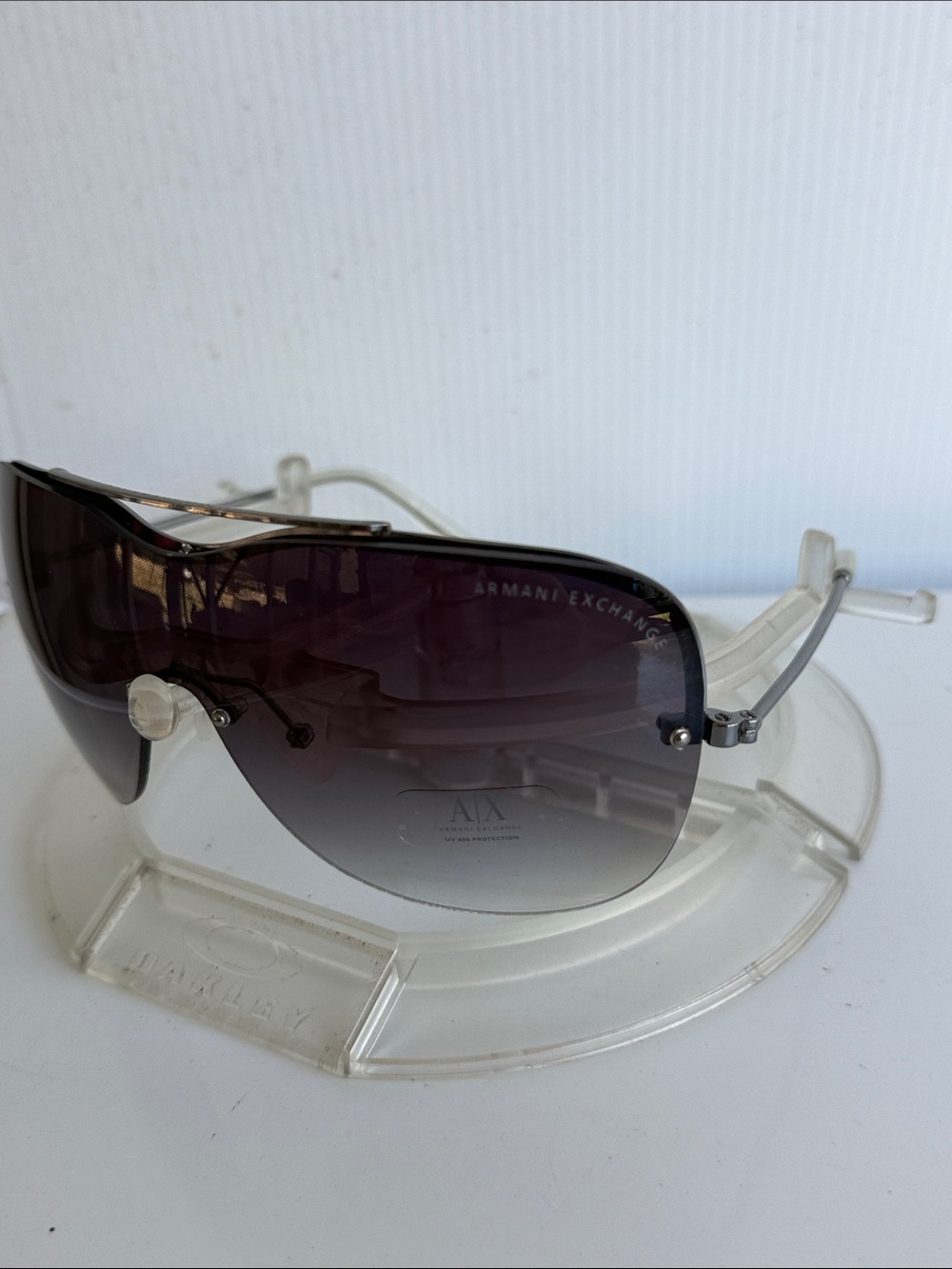 NEW ARMANI EXCHANGE AX116/S Aviator Single Lens Sunglasses NEW WITHOUT TAGS